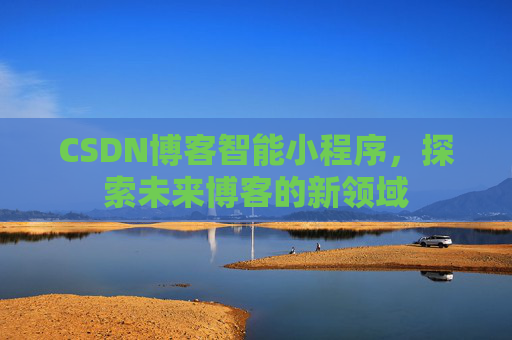 CSDN博客智能小程序，探索未来博客的新领域